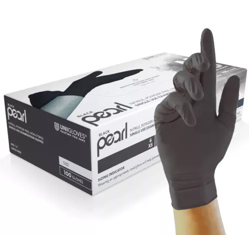 Handske Nitril Black Pearl S 100st