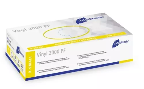 Handske Vinyl 2000 XS 100st