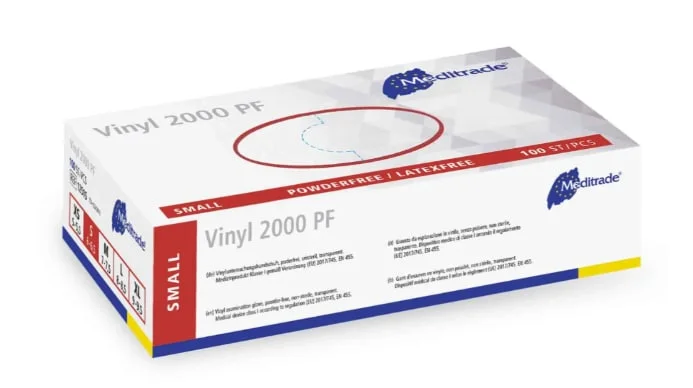 Handske Vinyl 2000 S 100st