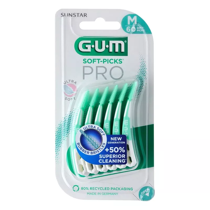 GUM SOFT-PICKS PRO M 60st