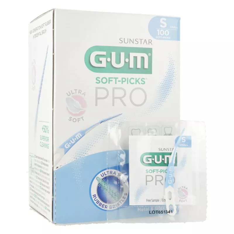 GUM SOFT-PICKS PRO S Box 100st