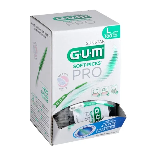 GUM SOFT-PICKS PRO L Box 100st