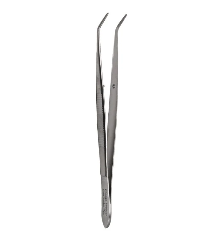 Pincett London College Short Serrated 15cm