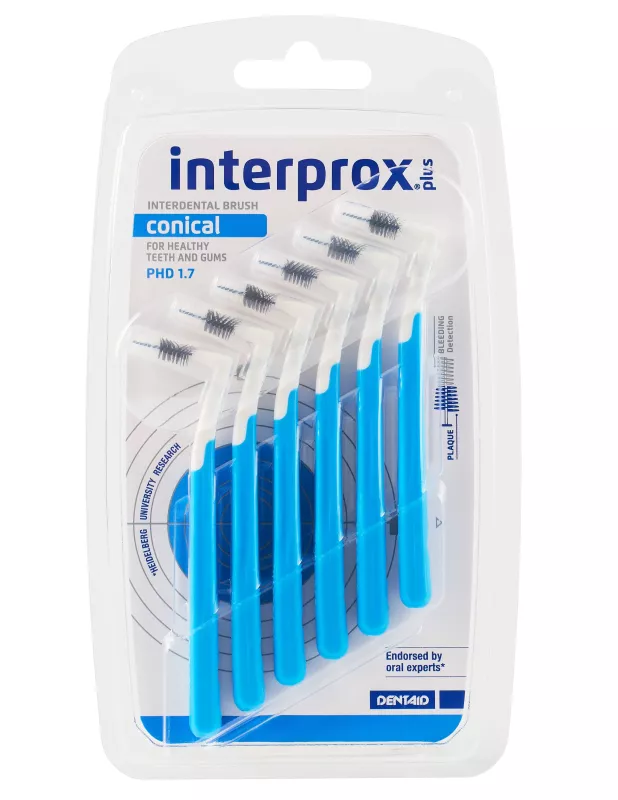 Interprox Plus Concial Ljusblå 6st