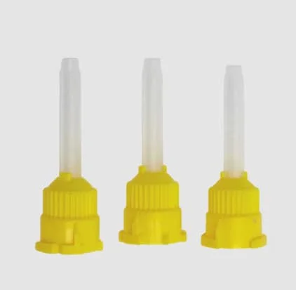 Blandningsspetsar Gul T-Mixer 1:1 50st