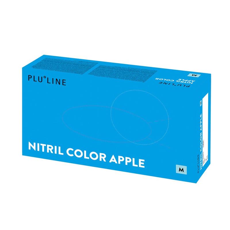PluLine Nitril Color Apple M 100st