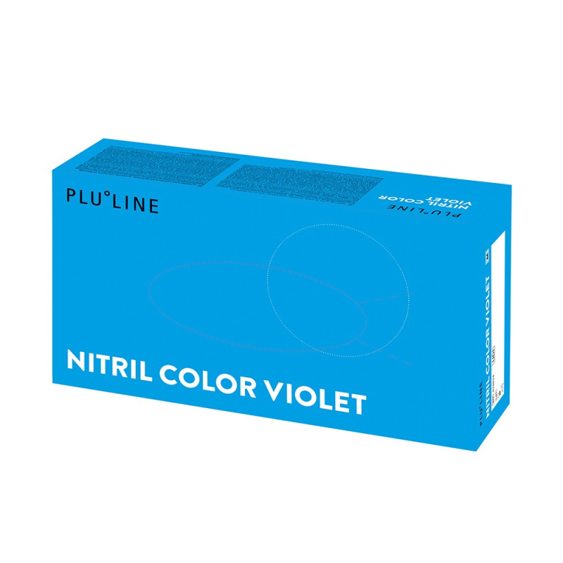 PluLine Nitril Color Violett L 100st