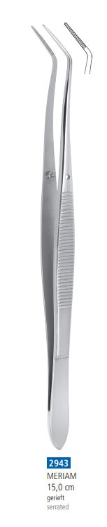 Pincett Meriam med grepp 15cm