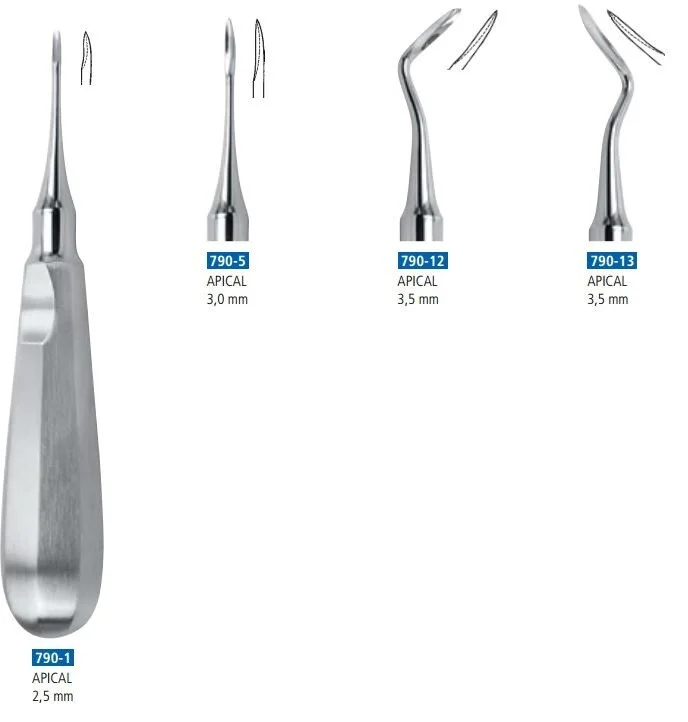 Rothävel Apical 3mm rak 16cm