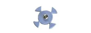 BioRace SMD Endostop blå 0,5mm 4 flikar, 50st