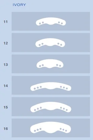 Matrisband enligt Ivory #11 rak 100st