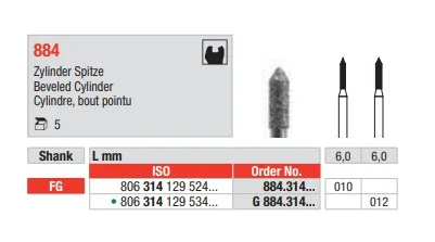 FG Diamantborr G 884.012 5st