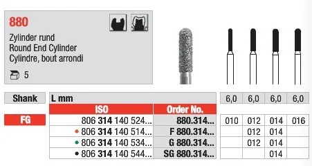 FG Diamantborr 880.014 5st