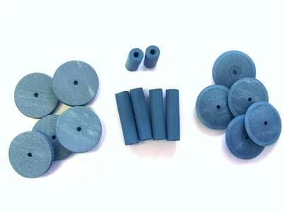 Dedeco Gummipolerare blå 100st
