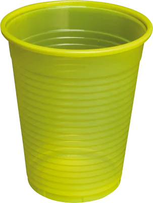 Plastbägare Monoart Gul 180ml 3000st