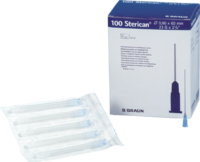 Injektionskanyl Sterican 23G 0,60x60mm 100st