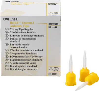 Blandningsspetsar Relyx Unicem 2 Automix regular gul 30st
