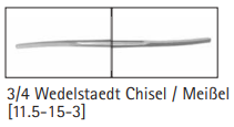 Silver Line Benmejsel 3/4