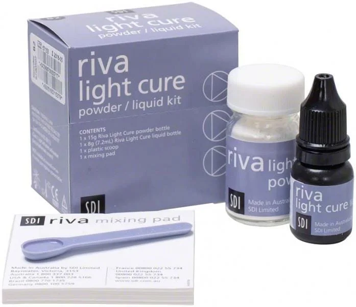 Riva Light Cure A2 Pulver/Vätska Kit