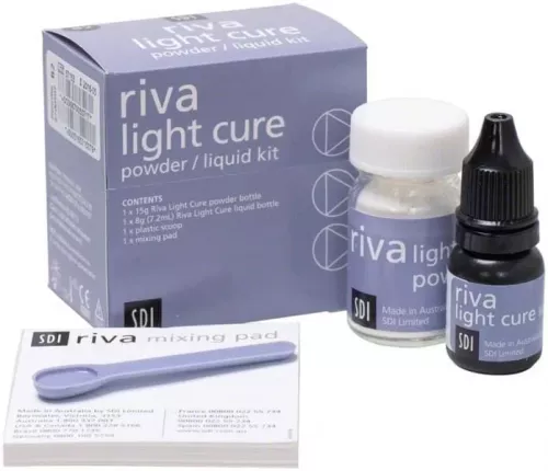 Riva Light Cure A2 Pulver/Vätska Kit