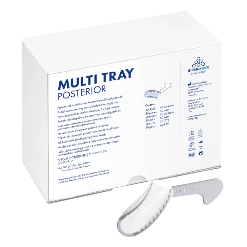Multi Tray avtryckssked posterior 50st