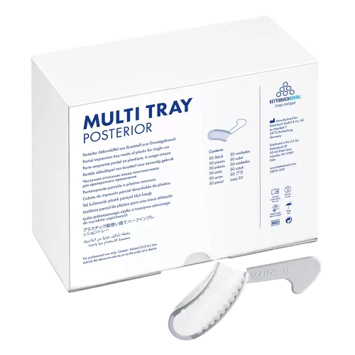 Multi Tray avtryckssked posterior 50st