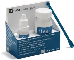 Riva Luting Plus kit 10g pulver+8,95ml vätska