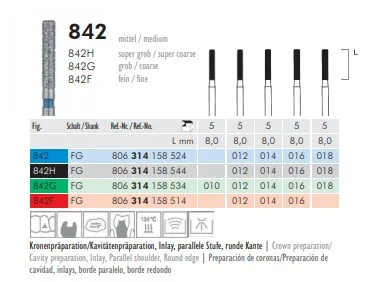 FG Diamantborr 842 018 H 5st