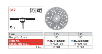 Diamantdisk Hst 317.514.220