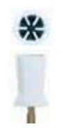 Prophy putskopp vit 1243 skruv SC 100st