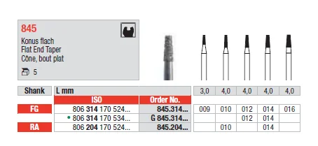 FG Diamantborr 845.016 5st