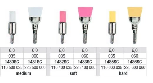 Prophy Borste SC 1481 skruv vit  100st