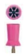 Prophy putskopp rosa 1244 skruv SC 100st