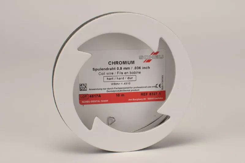Chromium Klammertråd 0,9mm hård 10m