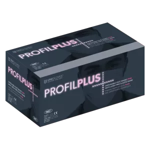 Munskydd Profil Plus 3-lagers rosa 50st
