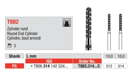 FG Diamantborr T882.014C 5st
