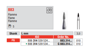 FG Diamantborr 883.010 5st
