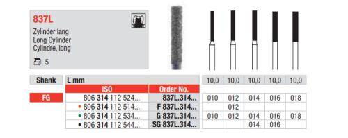 FG Diamantborr G 837L.016 5st