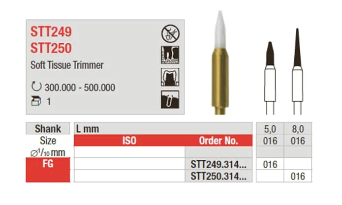 Soft Tissue Trimmer FG STT 250.016