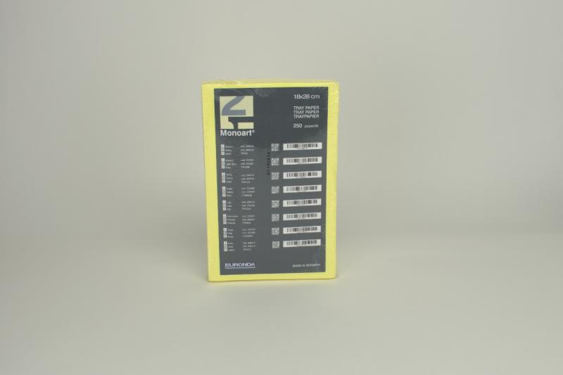 Monoart Brickpapper Gul 18x28cm 250st