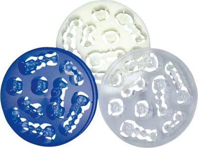 Pmma BioStar 98,5mmx18mm blå