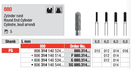 FG Diamantborr G 880.014 5st
