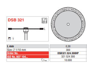 Sinterdiamant DSB 321.524.300 Hst