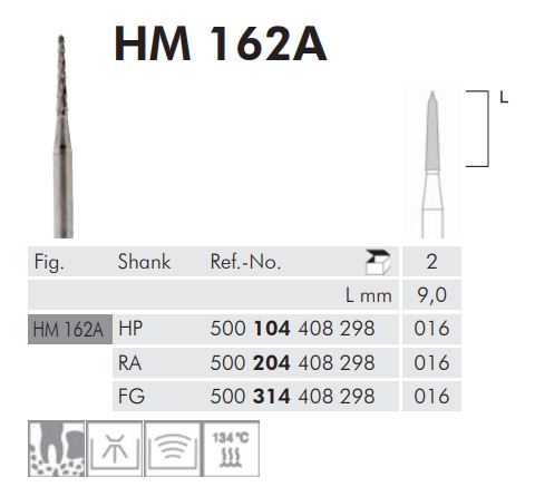 Hst Kirurgiborr HM 162A 104 016 2st