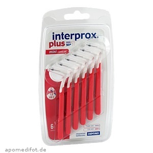 Interprox plus mini konisk röd 6st