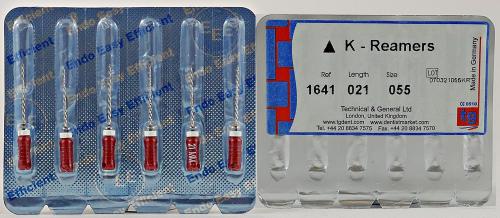 tg K-Reamers 25mm 006 6st
