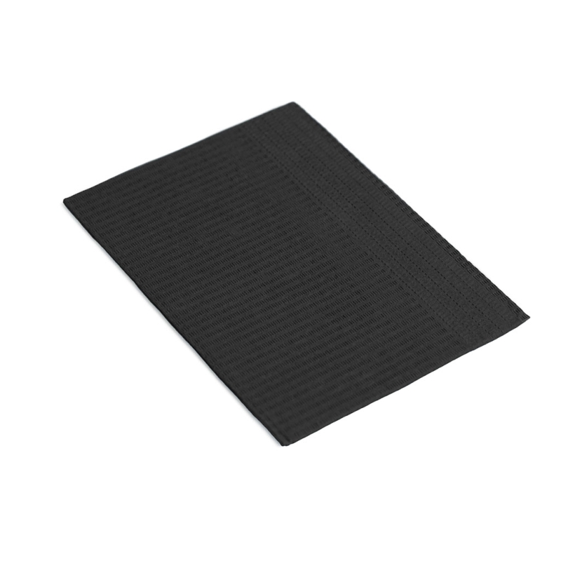 Servett D-Touch plastad 3-lagers 33x45cm svart 500st