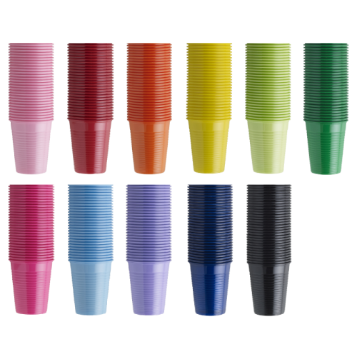 Plastbägare Monoart Grön 180ml 1000st