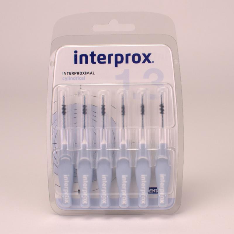 Interprox cylindrisk vit 6st
