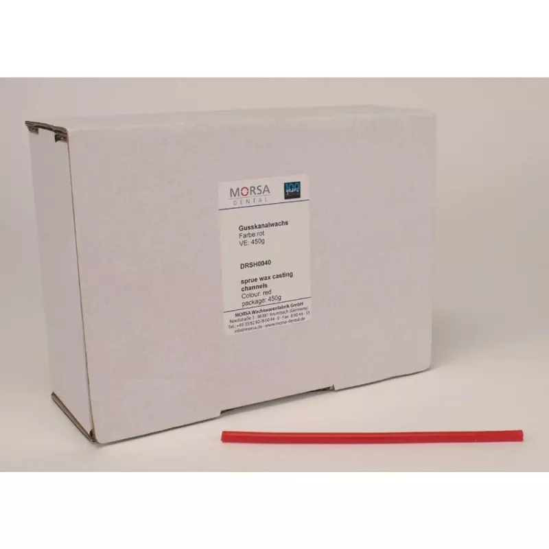 Gjutkanal vax Sticks röd 450gr